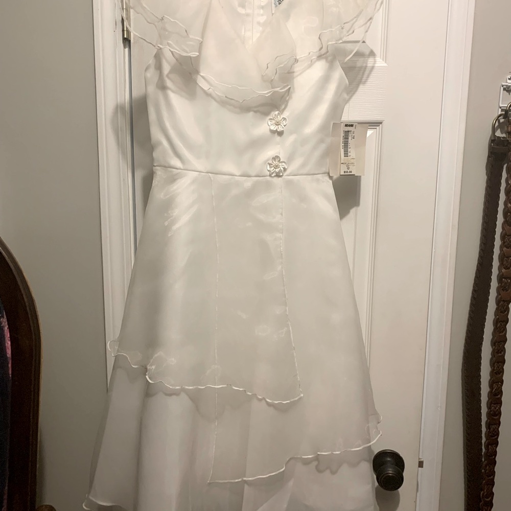 Girls White Dress